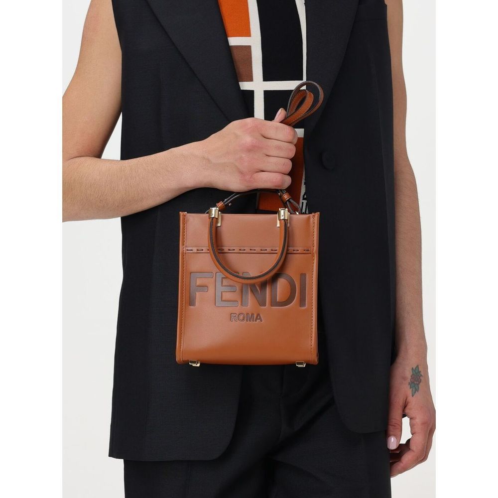 Fendi Bag Hand Brown Tan